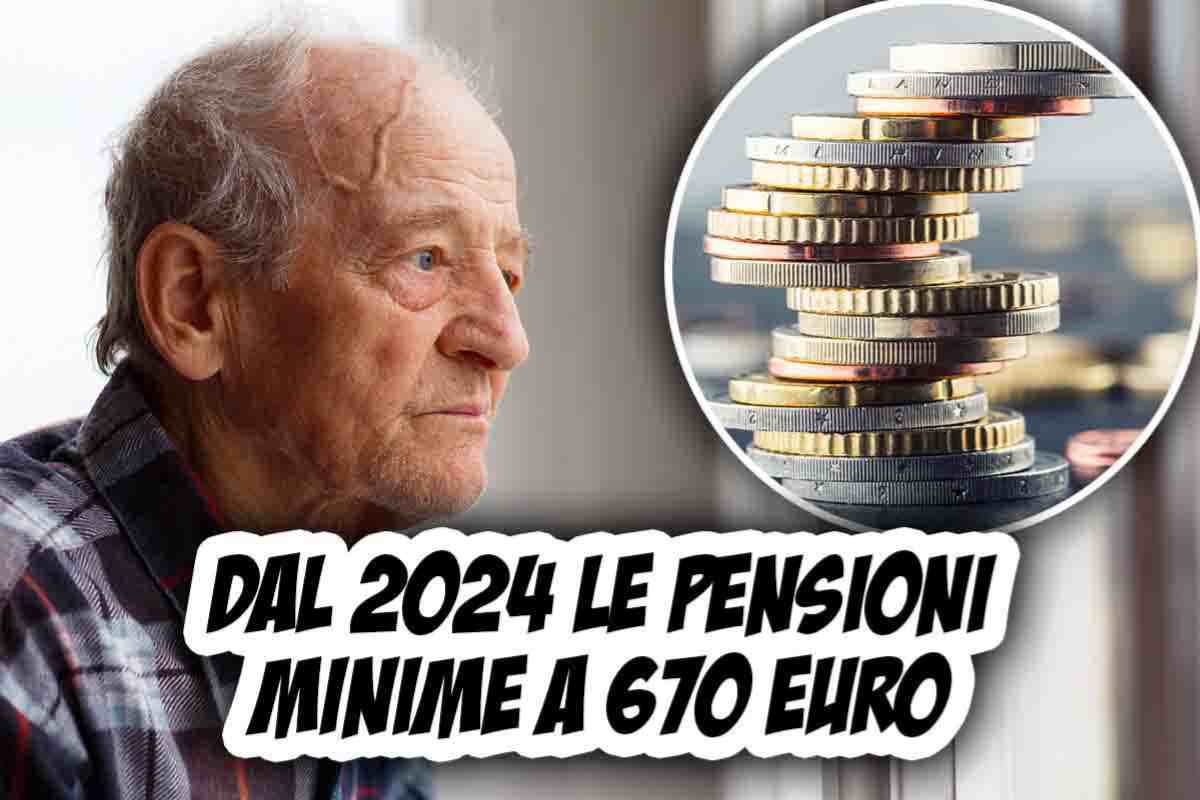 Pensioni minime 670 euro