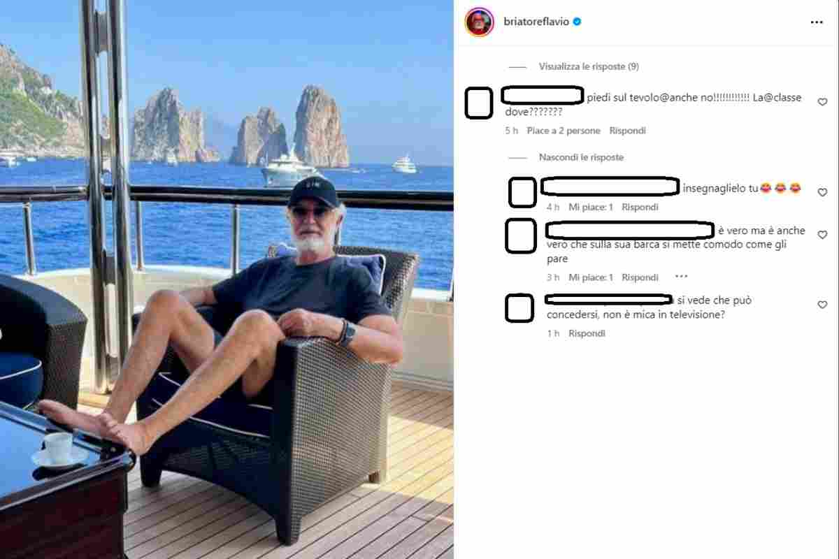 briatore barca commenti