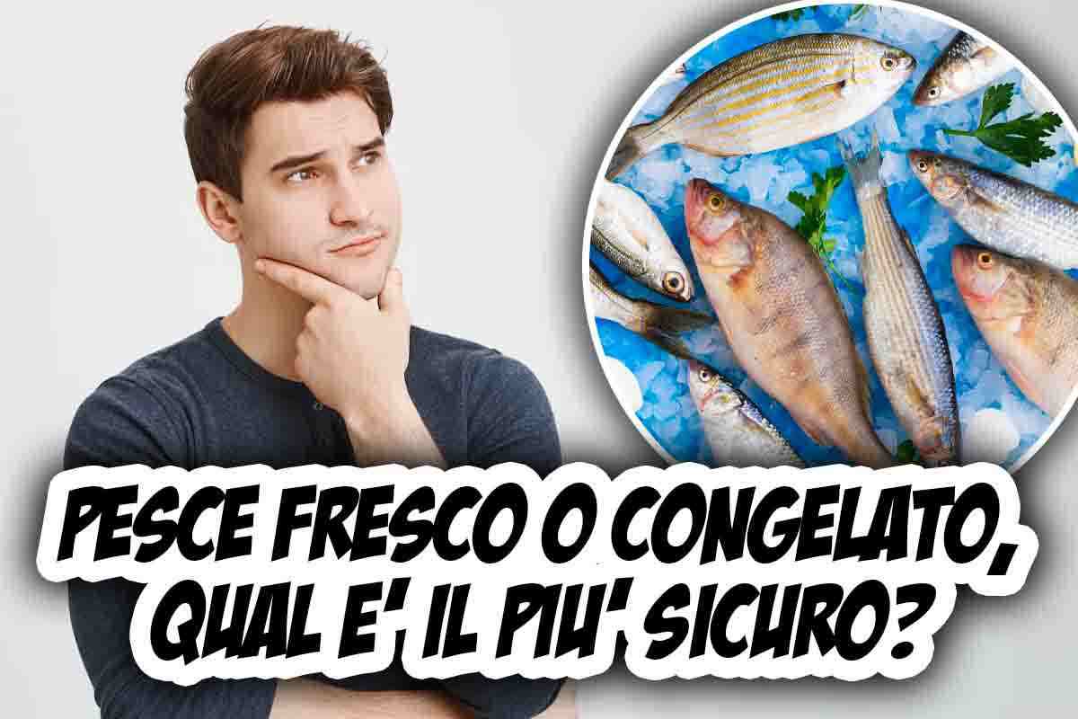 Il pesce fresco è uguale a quello congelato?