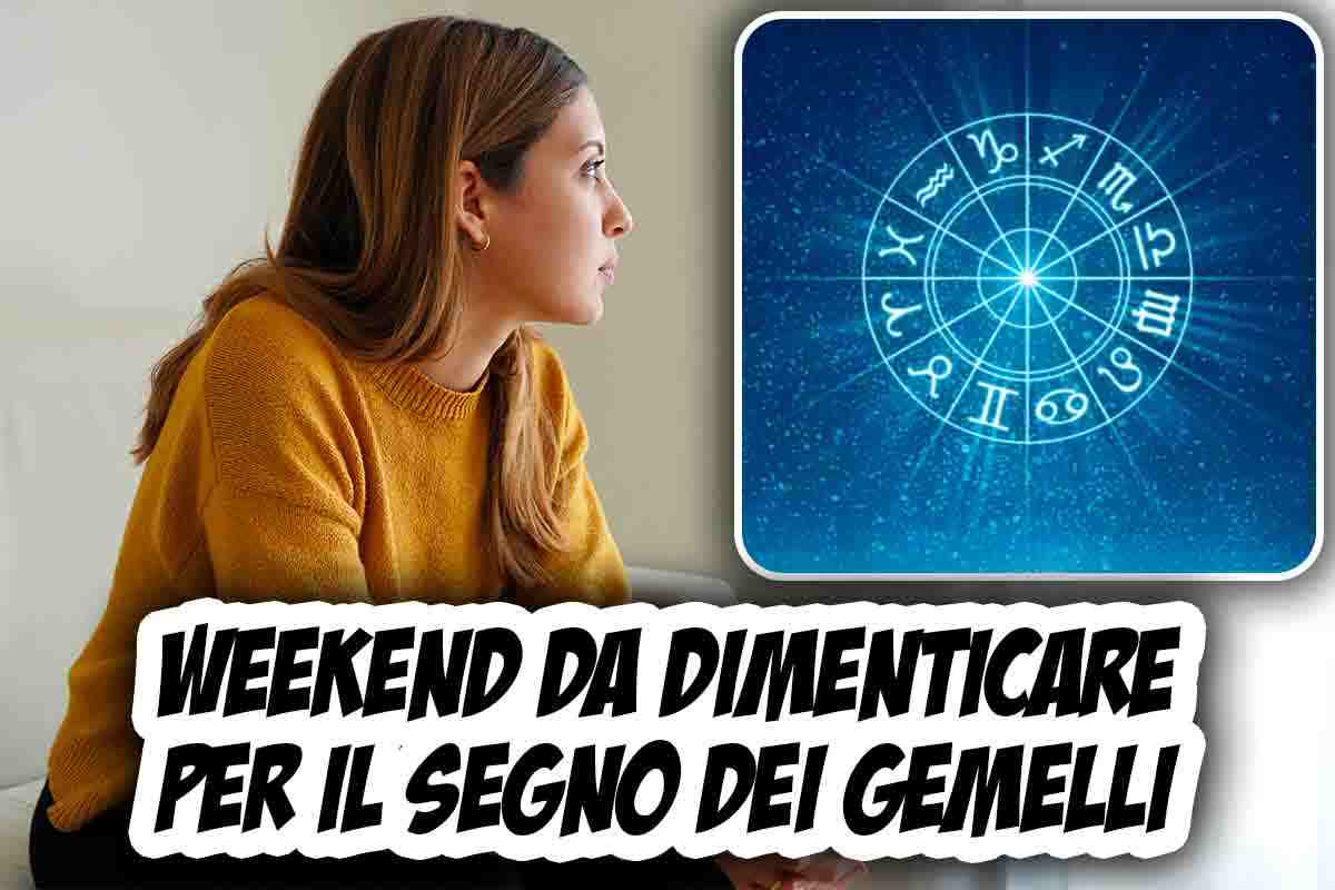 Weekend da dimenticare per i Gemelli