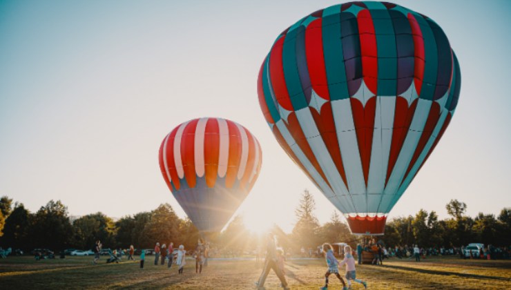 volo in mongolfiera in italia