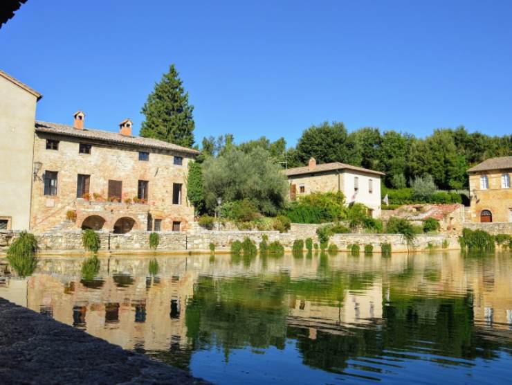Bagno Vignoni, location romantica