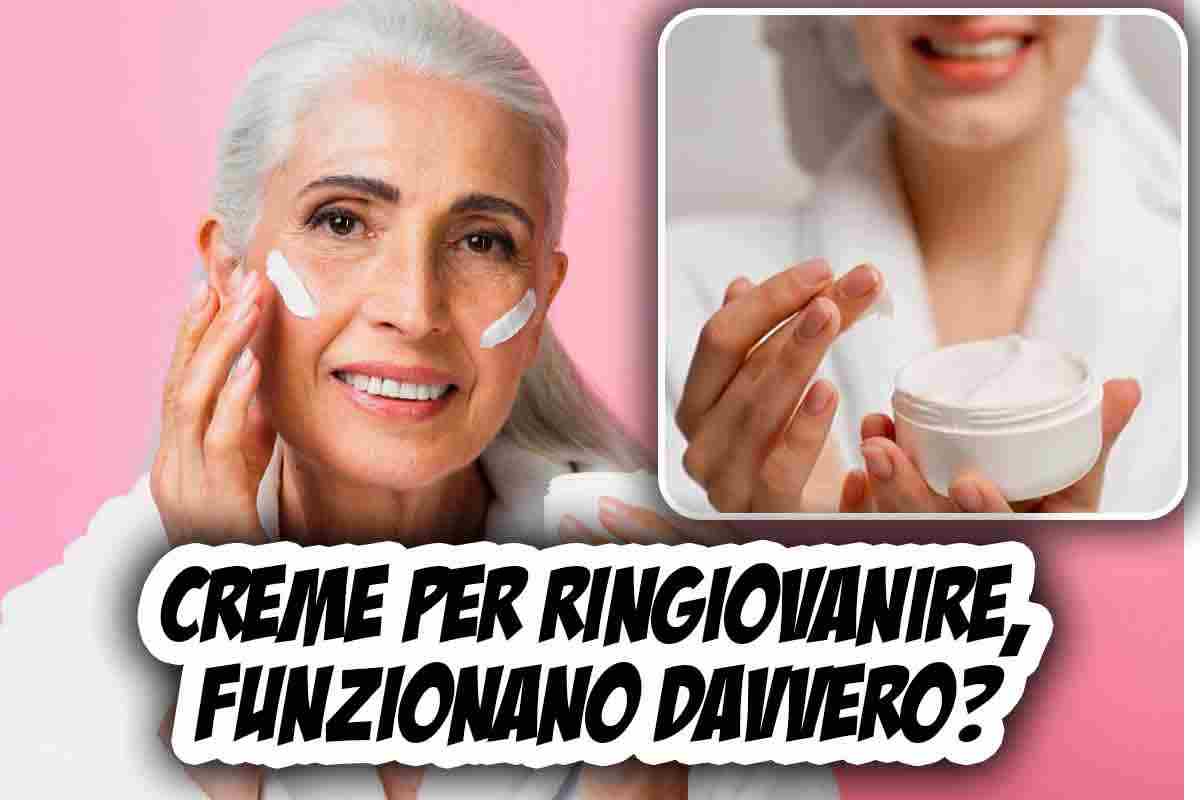 le creme per ringiovanire funzionano davvero?