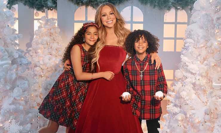 Mariah Carey con i figli