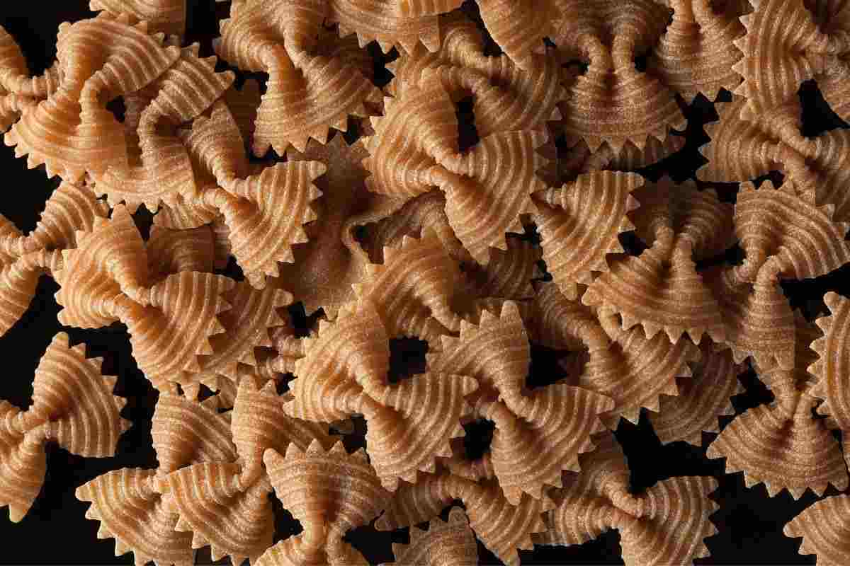 pasta ricca di fibre, vitamine e sali minerali