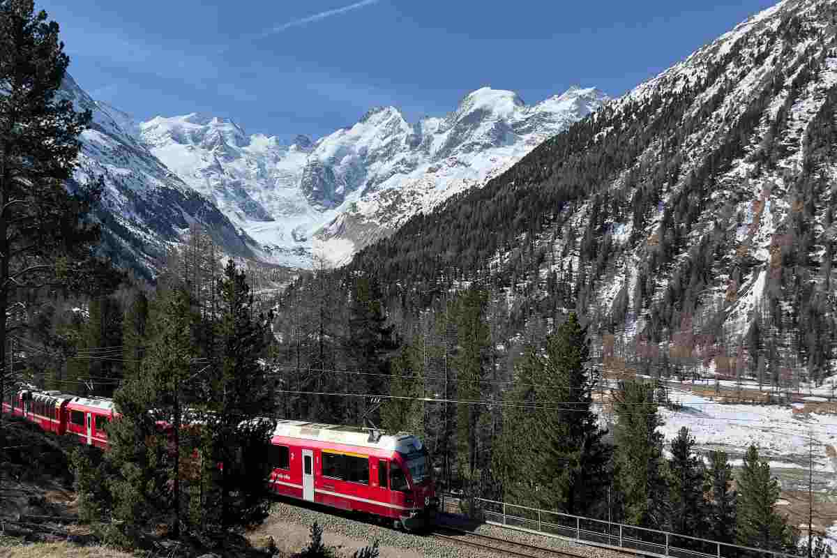 Quali sono le tappe del trenino del Bernina?