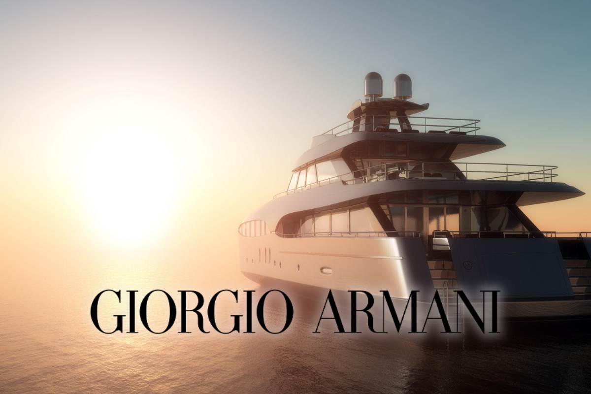 Il super lussuoso yacht di Giorgio Armani