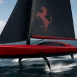 Ferrari Hypersail: il monoscafo foiling di 100 piedi con base a Livorno