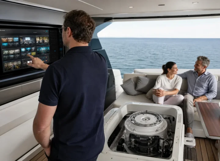 Innovazioni tecnologiche a bordo: giroscopio Dometic, MyAI Videoworks e propulsione RAD
