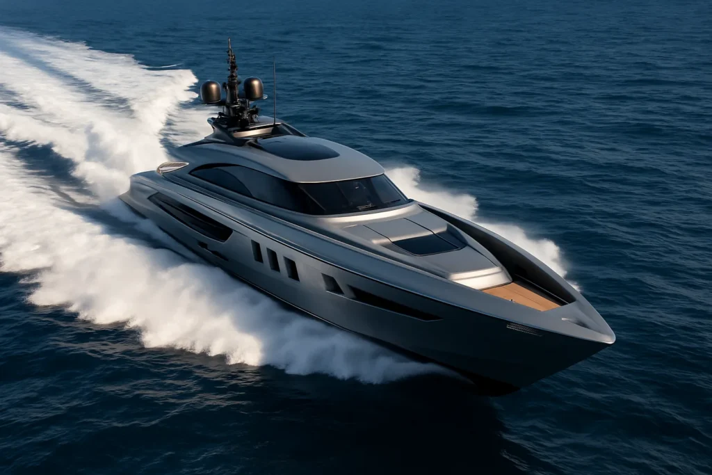 ISA Viper 130: il nuovo performance yacht da 35 nodi con tre motori
