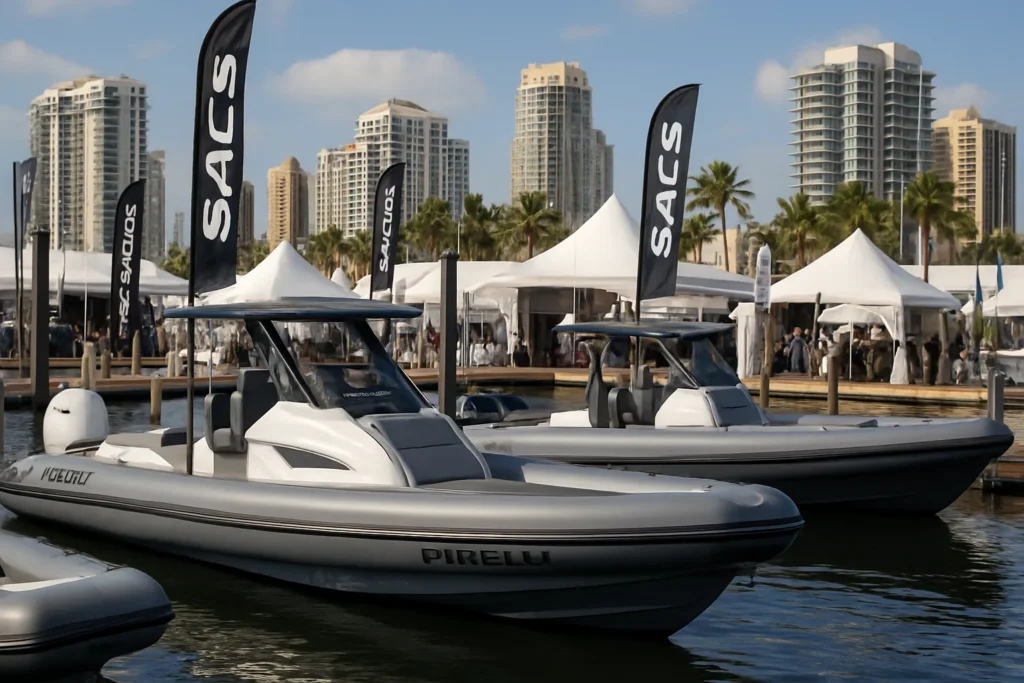 Sacs Marine al Fort Lauderdale International Boat Show: debutto americano per Pirelli